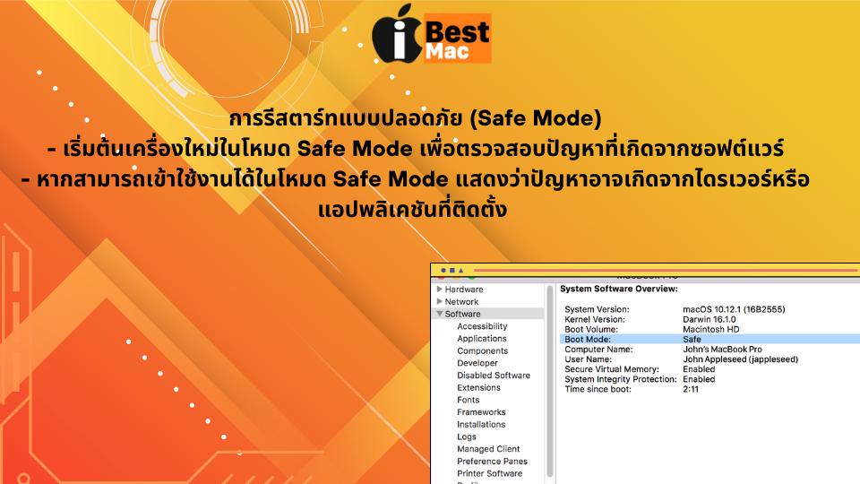 MacBook เปิดไม่ติด