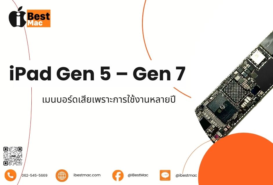  iPad รุ่นเก่า (Gen 5 – Gen 7)
